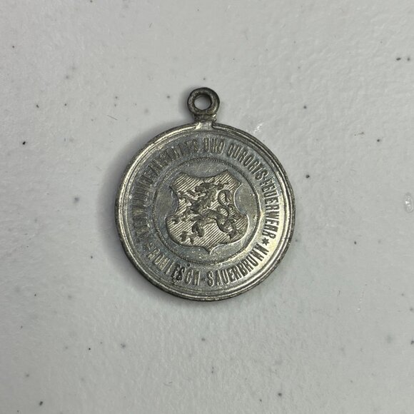 Antique German 1882 Commemorative Medal/Pendant - Picture 4 of 4